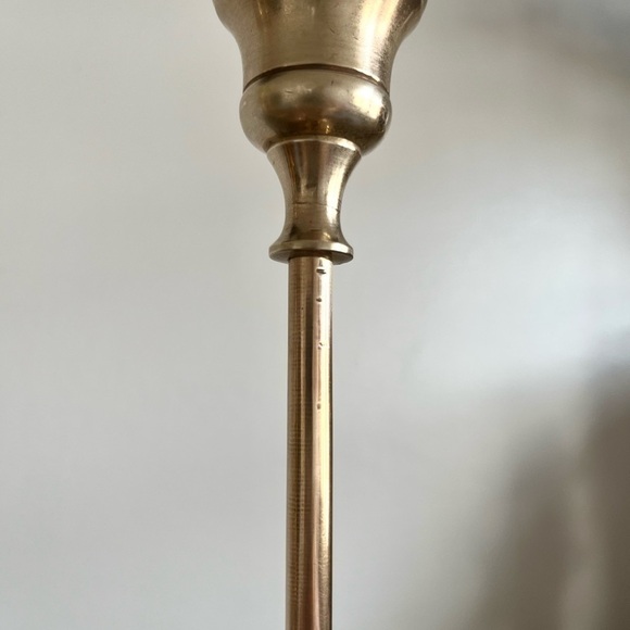 Bugle style brass candlestick trumpet horn set of 3 - Picture 7 of 7